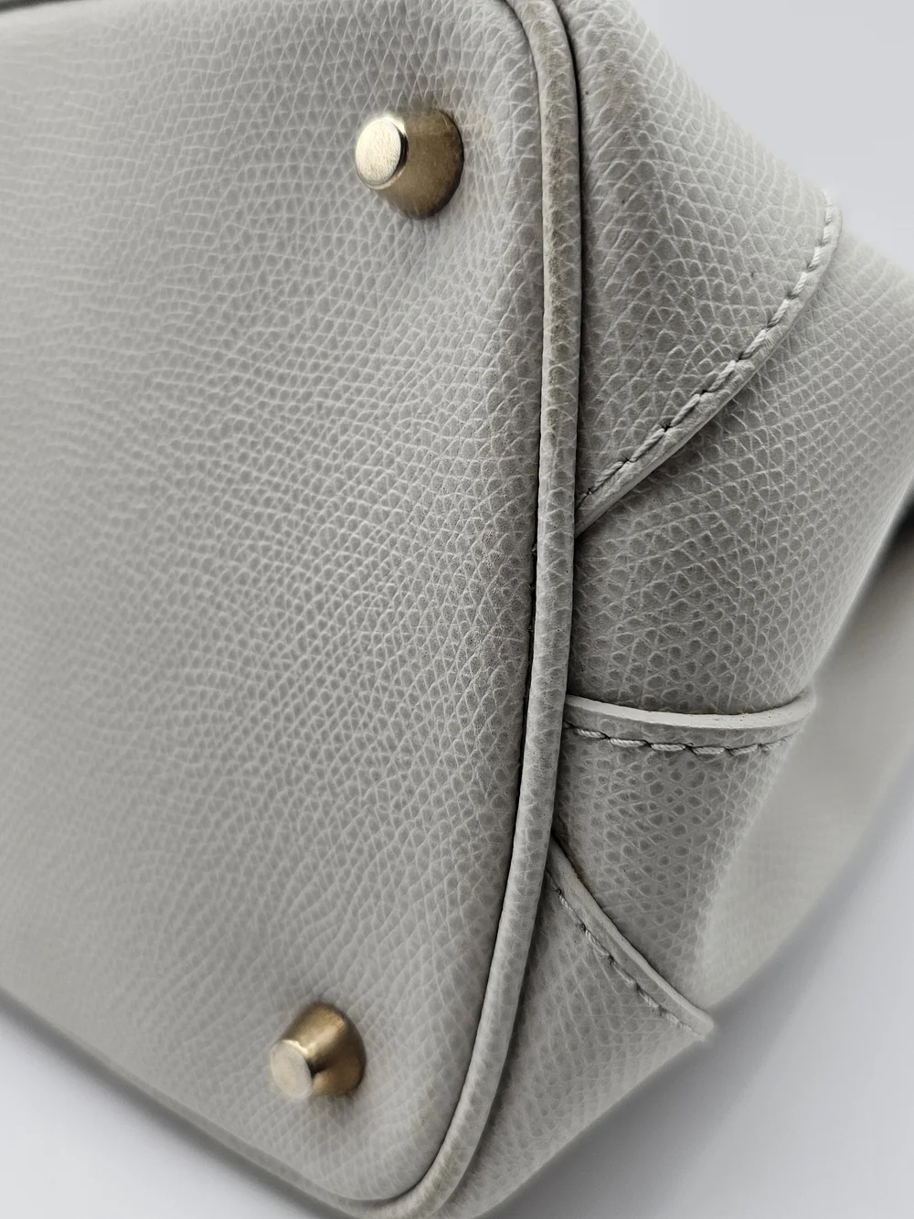 Furla Light Cream Envelope Top-Handle Satchel